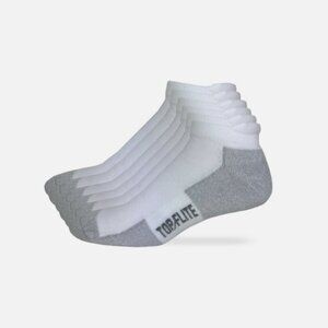 Top Flite Mens Moisture Wicking Seamless Toe Heel Tab Sport Socks - 3 Pair Pack